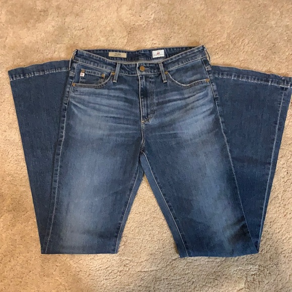 Ag Adriano Goldschmied Denim - AG the Janis high-rise flare jeans